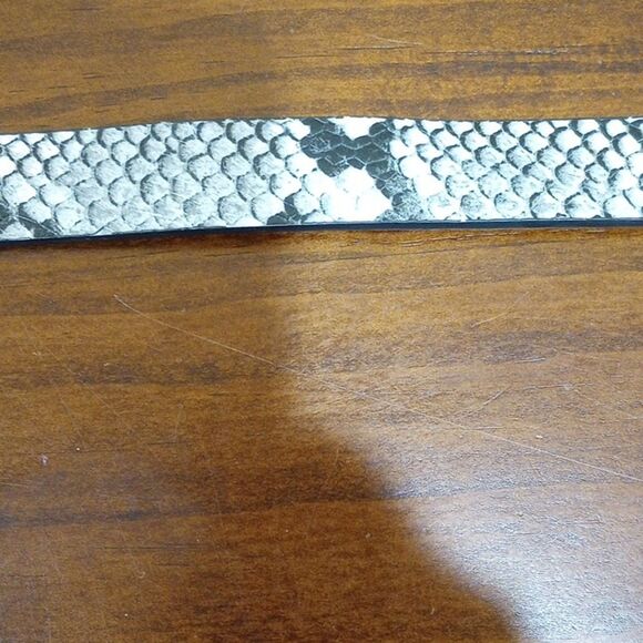 Lovestrength Genuine Leather Snake Skin Belt, Size P/S - 39\